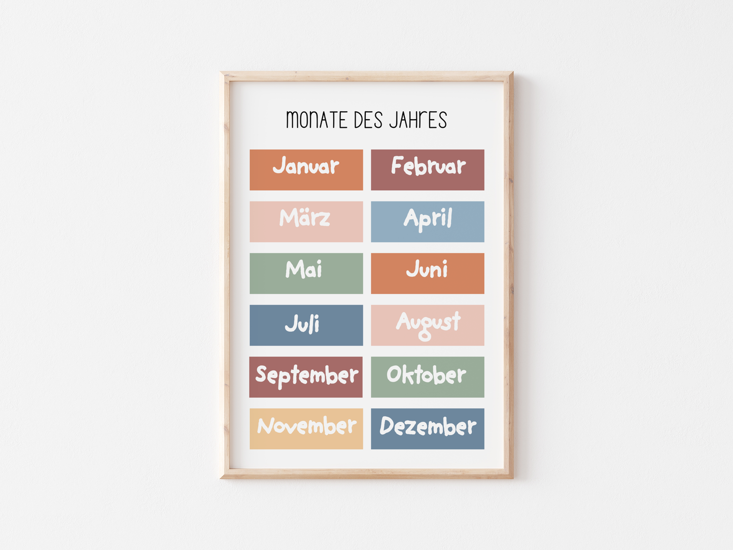 ABC | Numbers | Colors | Shapes | Days of the week | Months