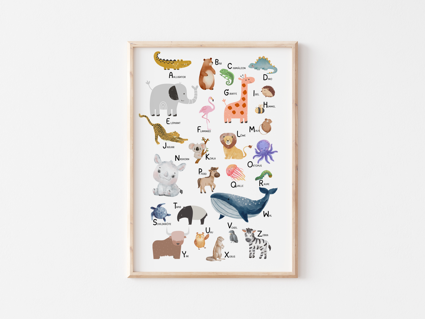 ABC Kinderzimmer | Alphabet Poster
