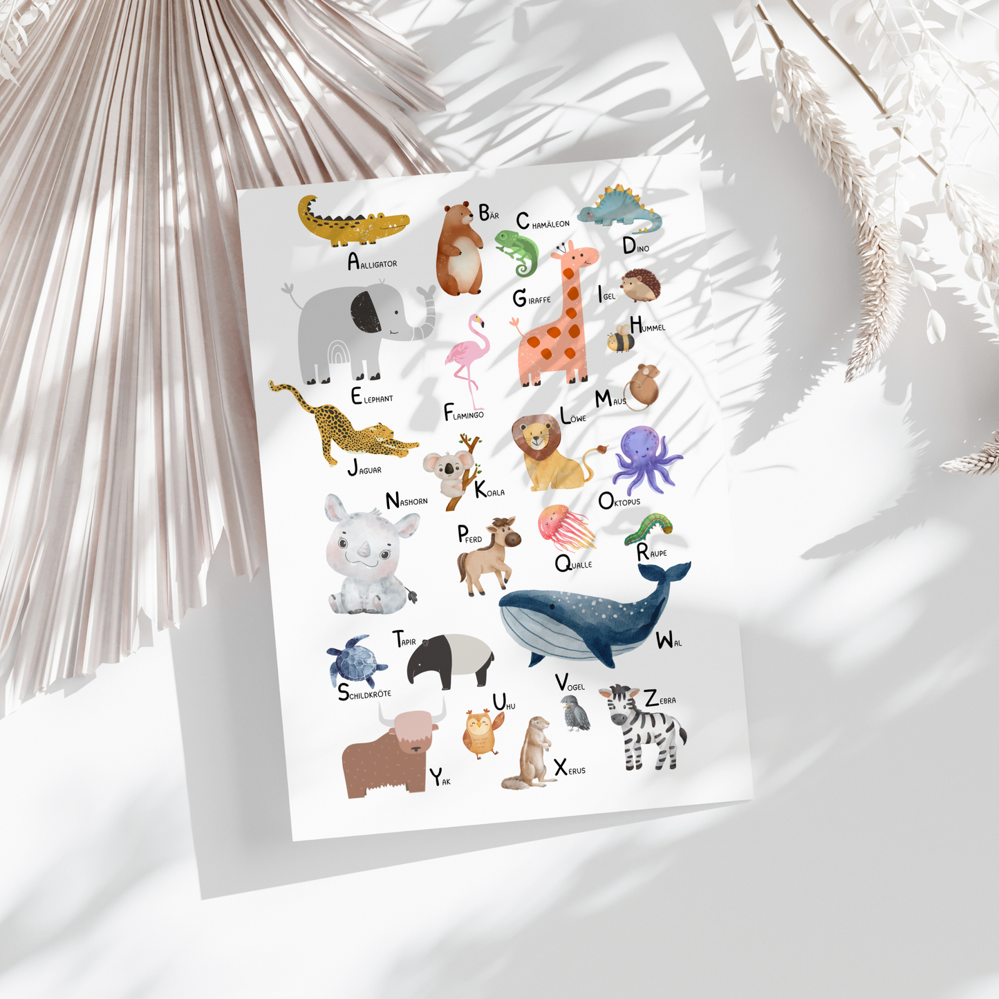 ABC Kinderzimmer | Alphabet Poster