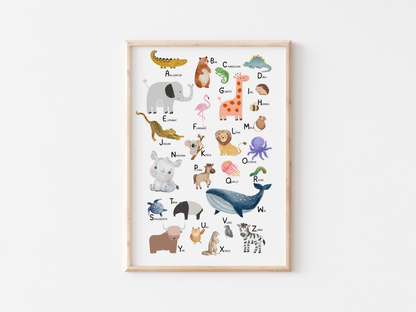 ABC Kinderzimmer | Alphabet Poster