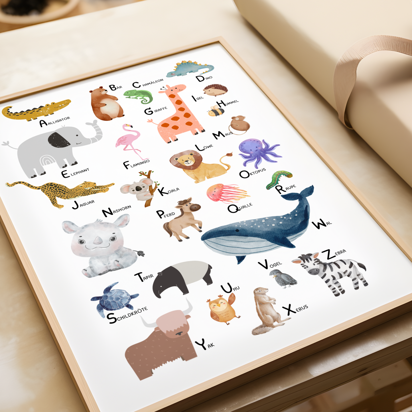 ABC Kinderzimmer | Alphabet Poster