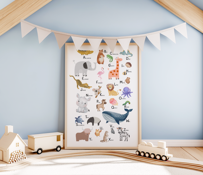 ABC Kinderzimmer | Alphabet Poster