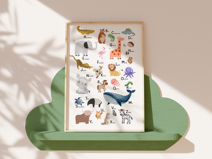 ABC Kinderzimmer | Alphabet Poster